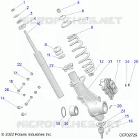 SUSPENSION, ANTERIORE MONTANTE