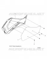 RIGHT HAND SIDE PANEL HEAT SHIELD AND HARDWARE 1 UP