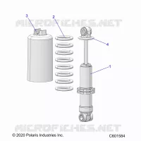 SUSPENSION, SHOCK ANTERIORE TRACK