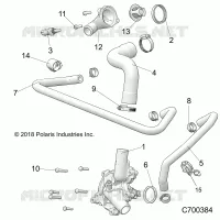 MOTORE, WATERPUMP AND BYPASS