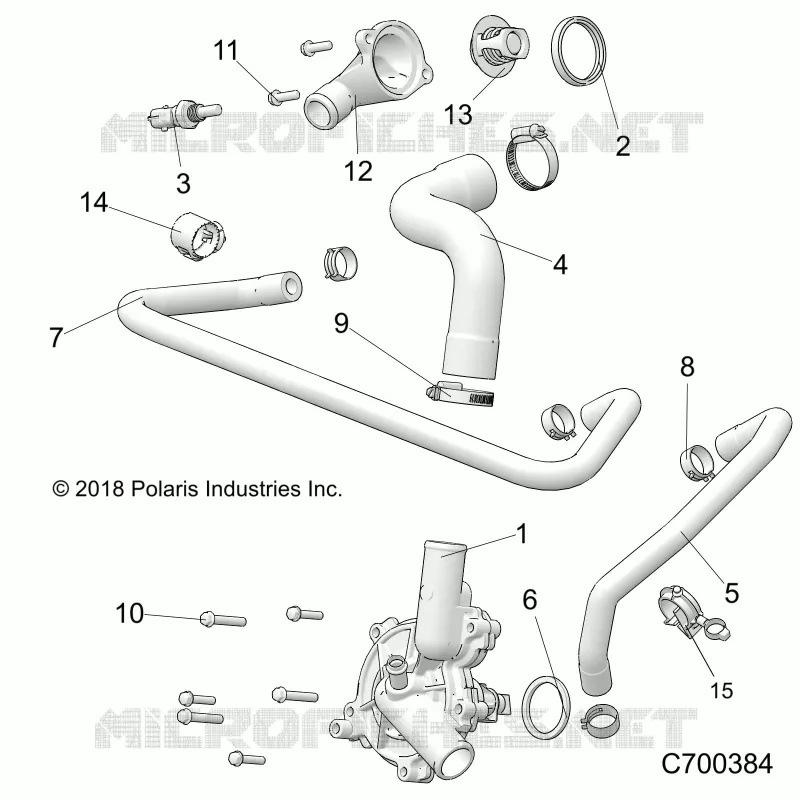 MOTORE, WATERPUMP AND BYPASS