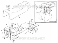 SEDILE   SERBATOIO DI GAS XLT TOURING 0963357 and EUROPEAN XLT TOURING E963357 (4931923192A009)