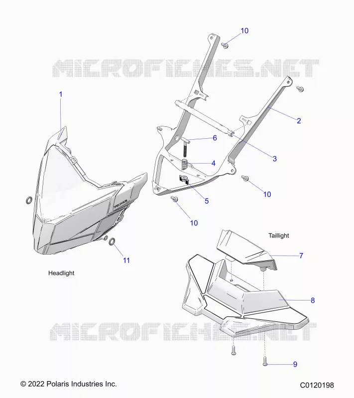 ELETTRICO, HEADLIGHT AND TAILLIGHT