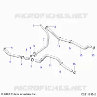 ENGINE, SISTEMA DI RAFFREDDAMENTO, HOSES