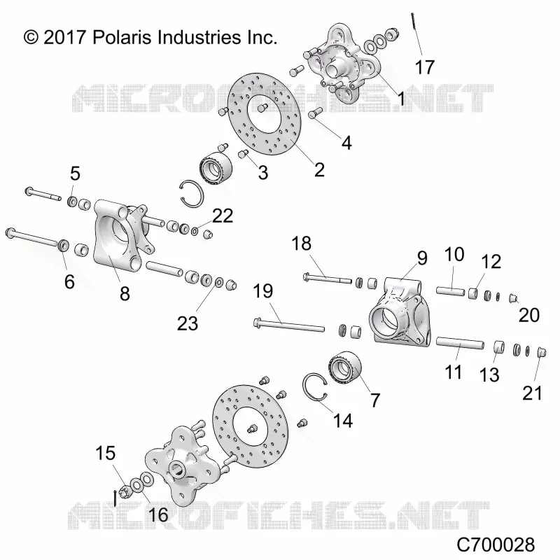 SUSPENSION, PORTAPACCHI POSTERIORE
