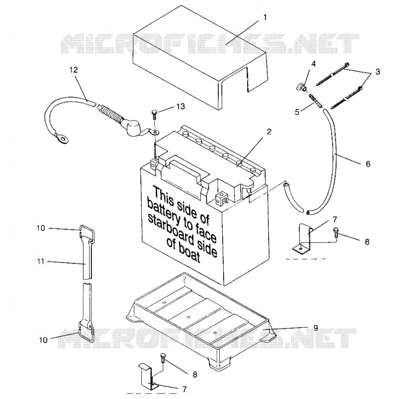 BATTERIA BOX SL 650 B954058 (4930483048B005)