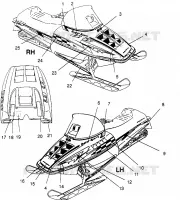 DECALS SUPER SPORT 0960743 (4932183218A011)