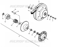 FRIZIONE DRIVEN Scrabler W967840 (4935823582C002)
