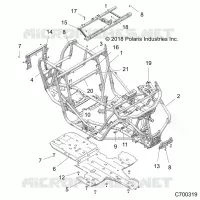 CHASSIS, MAIN FRAME AND SCIARED PLATES