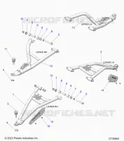 SOSPENSIONI ANTERIORI CONTROL ARMS