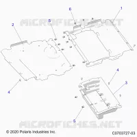 PAVIMENTO PANELS, UNDERSEAT