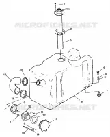 CARBURANTE TANK SLT 780 B964588 and  Intl. SLT 780 I964588 (4935683568A009)