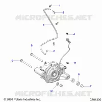 TRASMISSIONE, FRONT GEARCASE MOUNTING