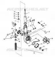 ANTERIORE MONTANTE 6X6 400L