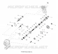 TRASMISSIONE, PRINCIPALE SCATOLA INGRANAGGI INTERNAL