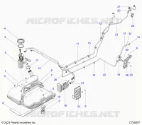 SISTEMA DI ALIMENTAZIONE CARBURANTE, EVAP FUEL TANK ASM.