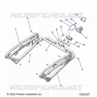TELAIO, REAR RACK AND HITCH