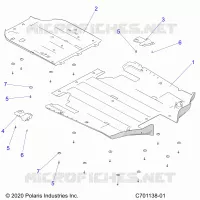 CHASSIS, SCIARED PLATES