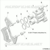 FRENO ANTERIORE CALIPER