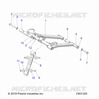 SUSPENSION, ANTERIORE COPPIA ARM