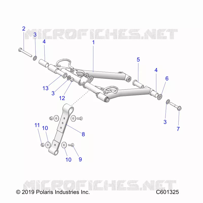 SUSPENSION, ANTERIORE COPPIA ARM