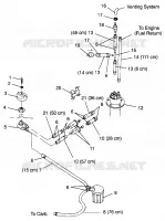 SISTEMA DI ALIMENTAZIONE CARBURANTE SLT 700 B964166 and  Intl. SLT 700 I964166 (4933923392A010)