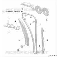 CAM CATENA AND TENSIONER