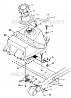CARBURANTE TANK Trail Blazer W98BA25C (4945464546A012)