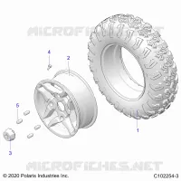 RUOTAS, FRONT TIRE