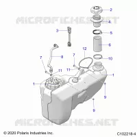 SISTEMA DI ALIMENTAZIONE CARBURANTE, FUEL TANK