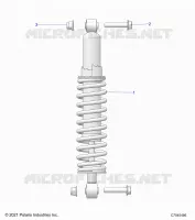 SUSPENSION, AMMORTIZZATORE POSTERIORE