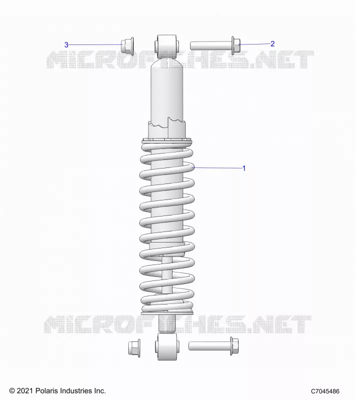 SUSPENSION, AMMORTIZZATORE POSTERIORE