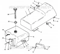 MONTAGGIO SEDILE   SERBATOIO WIDETRAK LX 0942064 (49250425040002)
