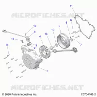 ENGINE, STATOR AND FLYRUOTA