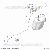 SISTEMA DI ALIMENTAZIONE CARBURANTE, EVAPORATIVE (CALIFORNIA ONLY)
