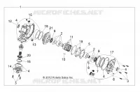 TRASMISSIONE, FRONT SCATOLA DEGLI INGRANAGGI INTERNALS