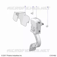 ACCELERATORE PEDALE AND MOUNT