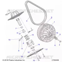 TRASMISSIONE, SECONDARY CLUTCH