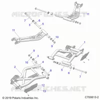 SOSPENSIONE POSTERIORE CONTROL ARMS