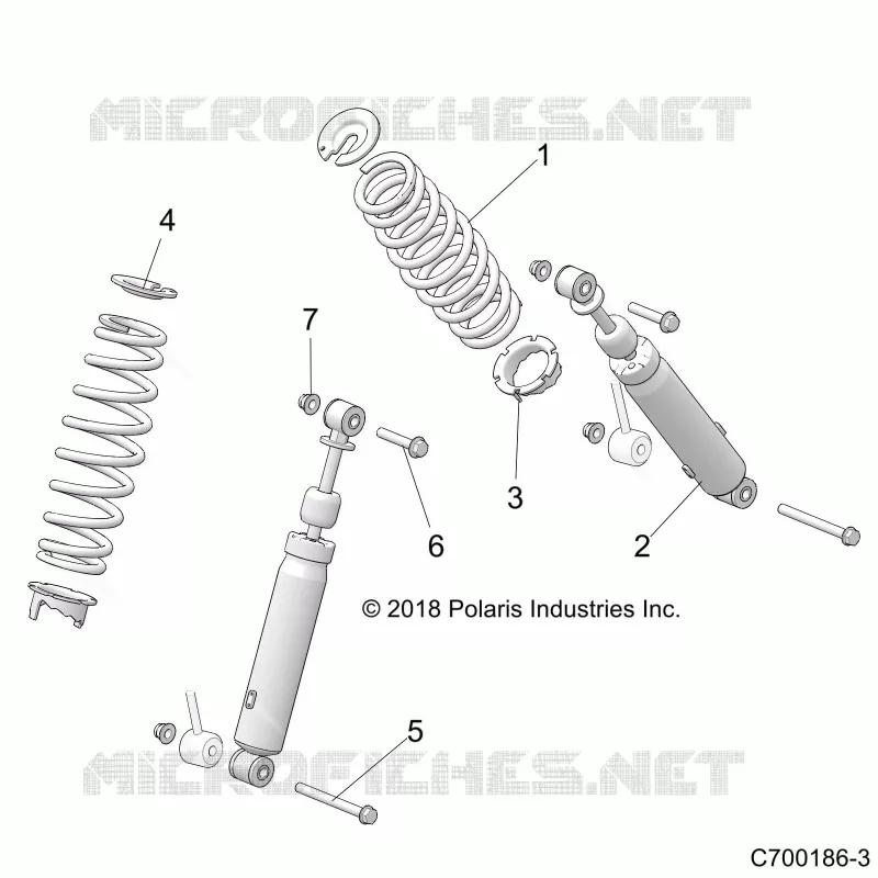 SUSPENSION, SHOCK ANTERIORE MOUNTING