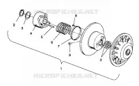 FRIZIONE DRIVEN ASSEMBLY TRAIL/0930761 (4923222322027A)