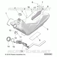 SISTEMA DI ALIMENTAZIONE CARBURANTE, FUEL TANK ASM.