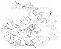 ENGINE AND SUPPORTO MARMITTA  (4913521352005A)