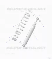 SUSPENSION, REAR SHOCK MONTAGGIO