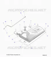 SISTEMA DI ALIMENTAZIONE CARBURANTE, FUEL TANK ASM.