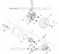 Generatore e di avviamento del motore