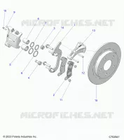 BRAKES, PINZA POSTERIORE