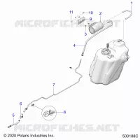 SISTEMA DI ALIMENTAZIONE CARBURANTE, EVAPORATIVE (CALIFORNIA ONLY)
