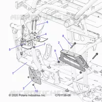CHASSIS, MOTORE AND REAR DRIVELINE MOUNTING
