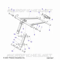 SUSPENSION, ANTERIORE COPPIA ARM